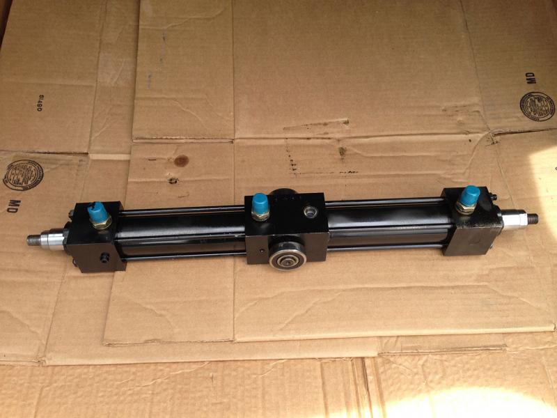 Cilindro neumático de servicio pesado para automatización de maquinaria industrial.